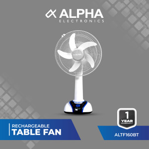 Alpha Rechargeable  Table Fan