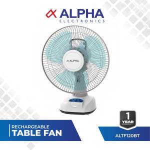 Alpha Rechargeable Table Fan
