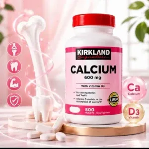 Kirkland Calcium 600mg with D3 (30tabs)