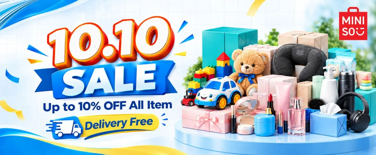 အိမ်ထဲနေကပြီး miniso ပစ္စည်းတွေကို 10%offနဲ့ရယူလိုက်တော့နော်။🪄❤️ဒါ့အပြင်အခြားပစ္စည်းတွေကိုလည်း delivery free နဲ့ရယူလိုက်တော့နော်..။🚚